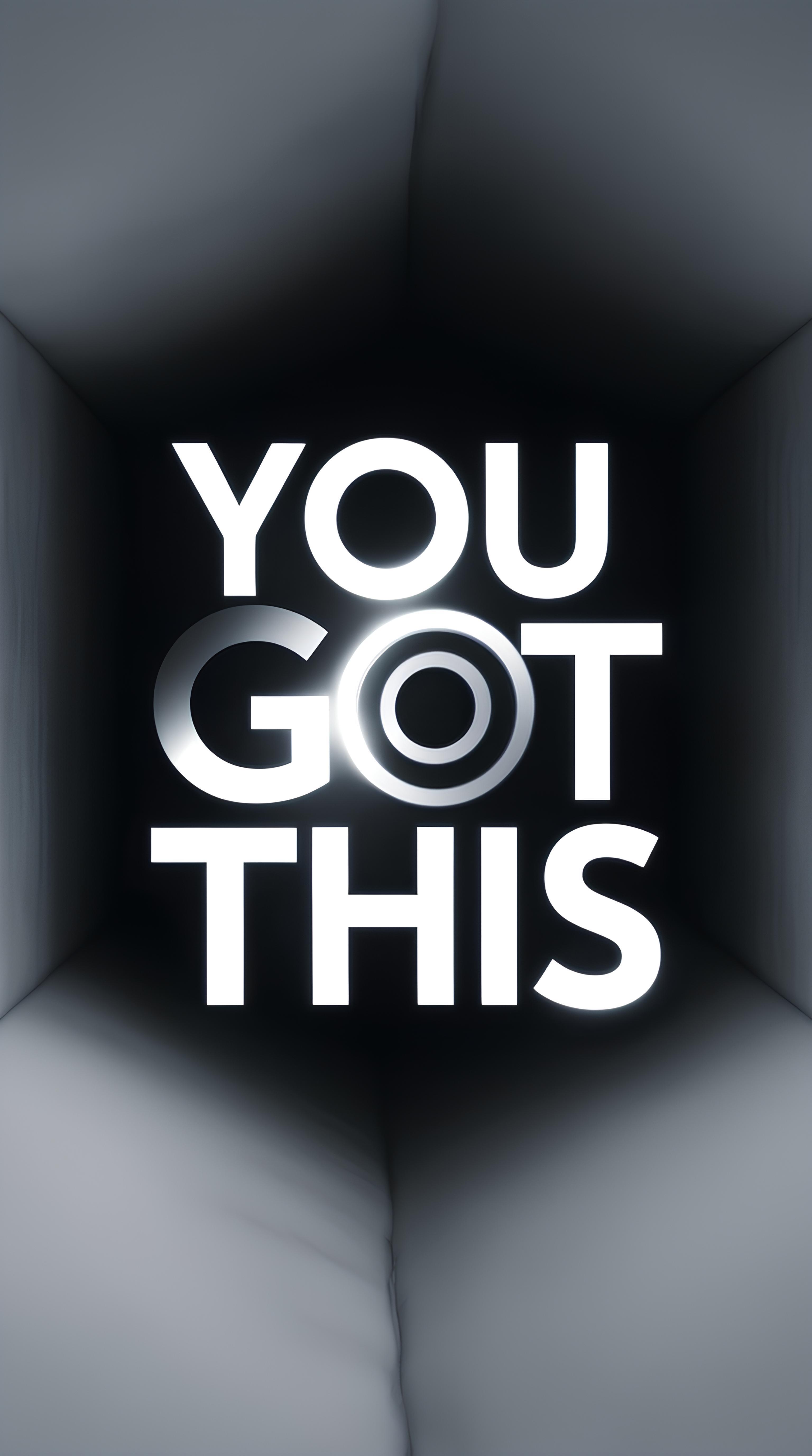 You Got This - Encouraging Words on a Sleek Design