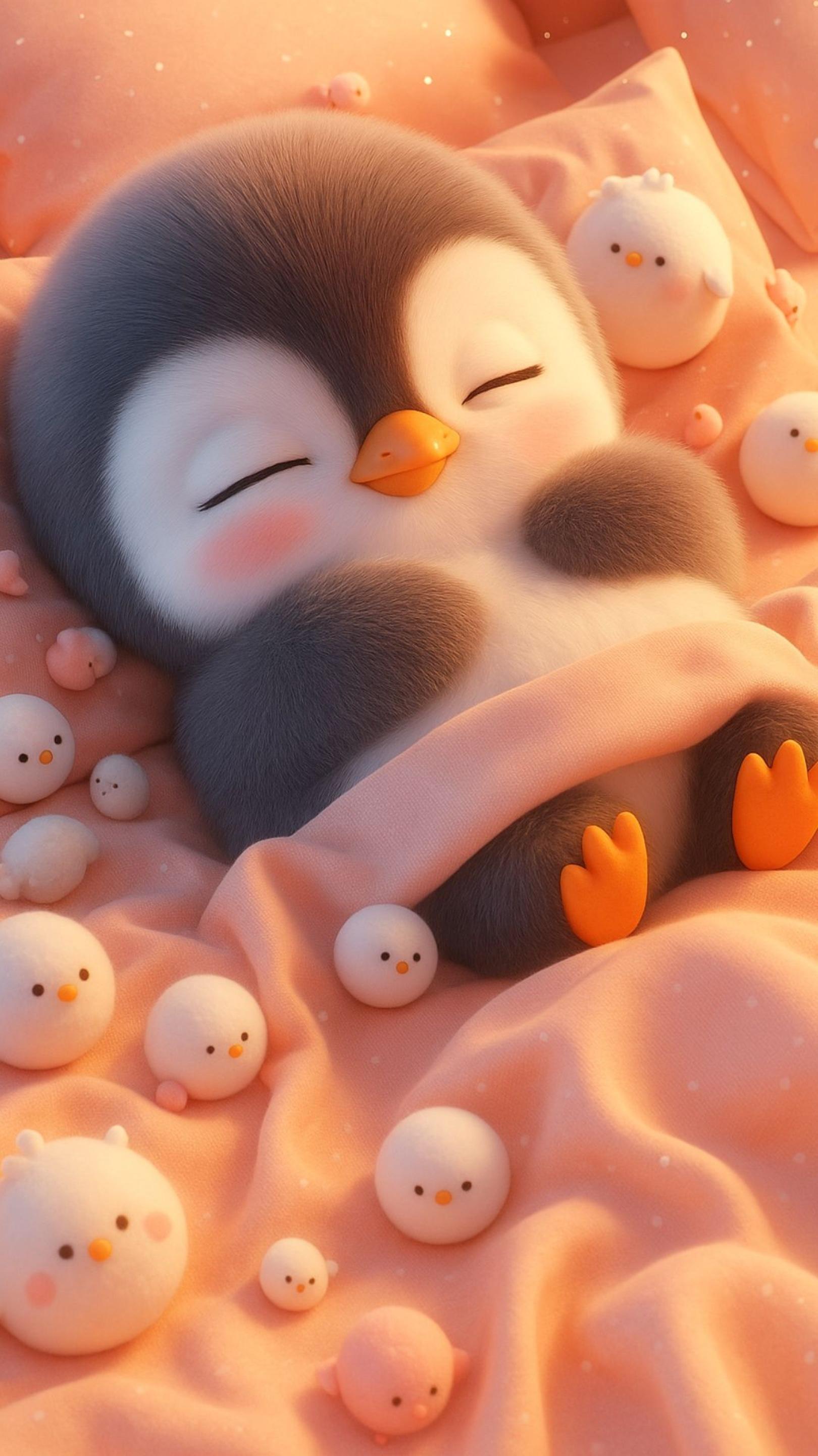 Dreamy Penguin Bliss
