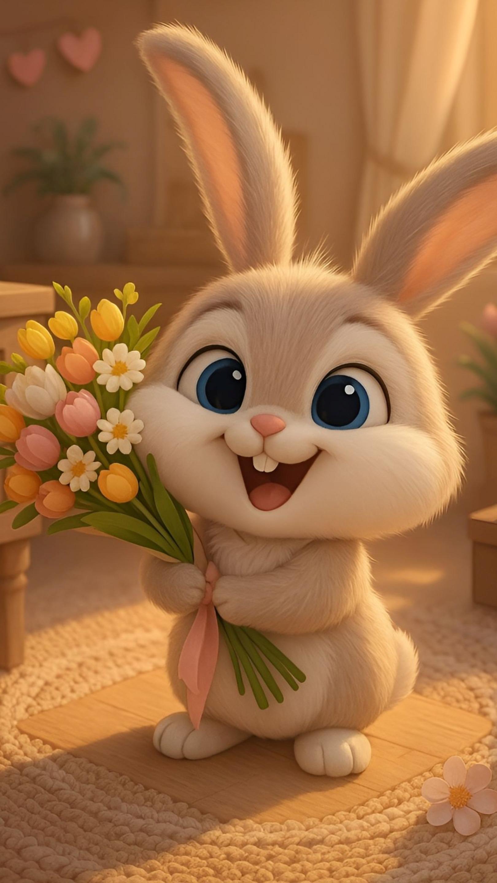 Blissful Bunny Bouquet