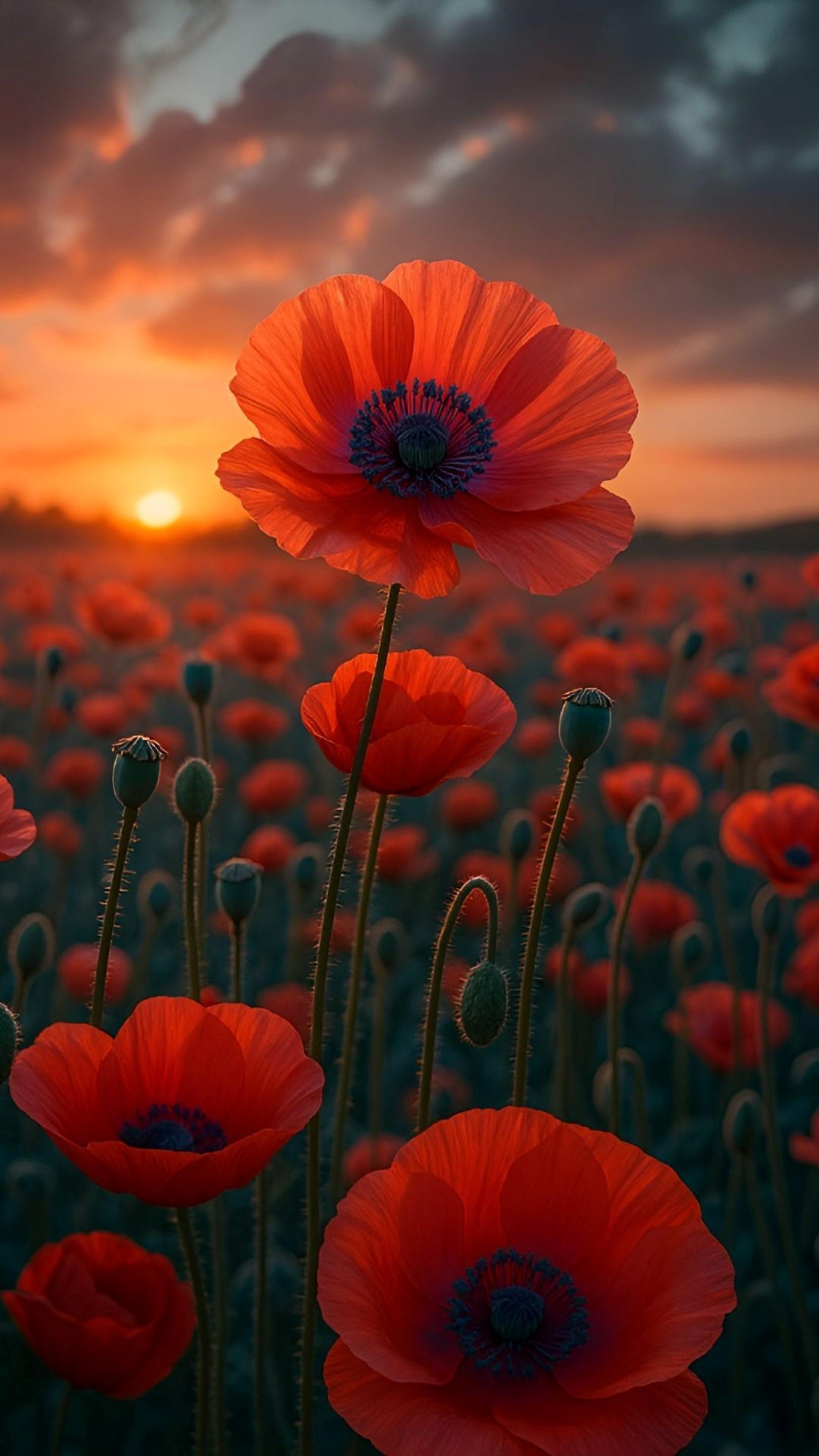 Sunset Serenade in Scarlet