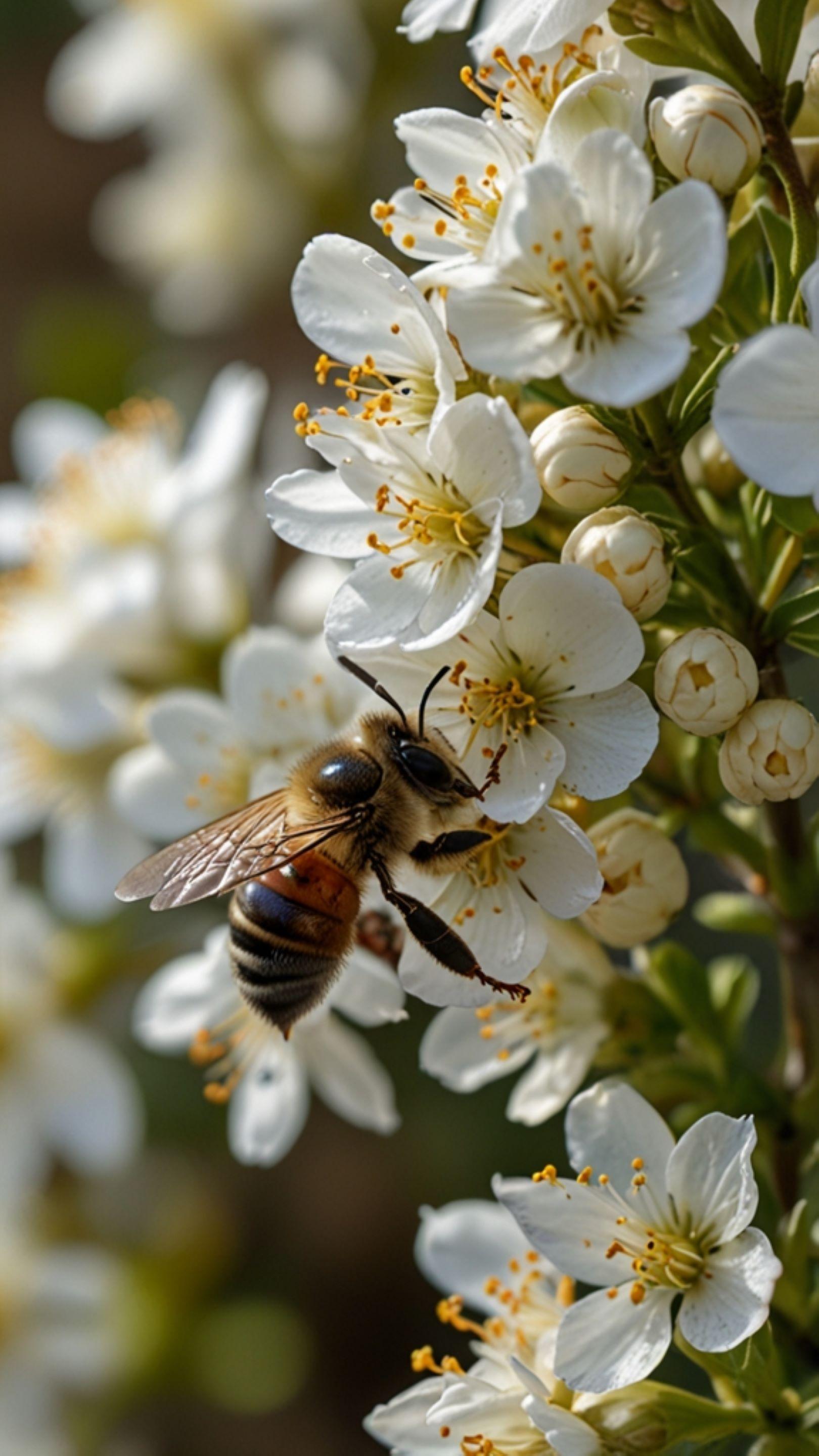 Flower with Bee