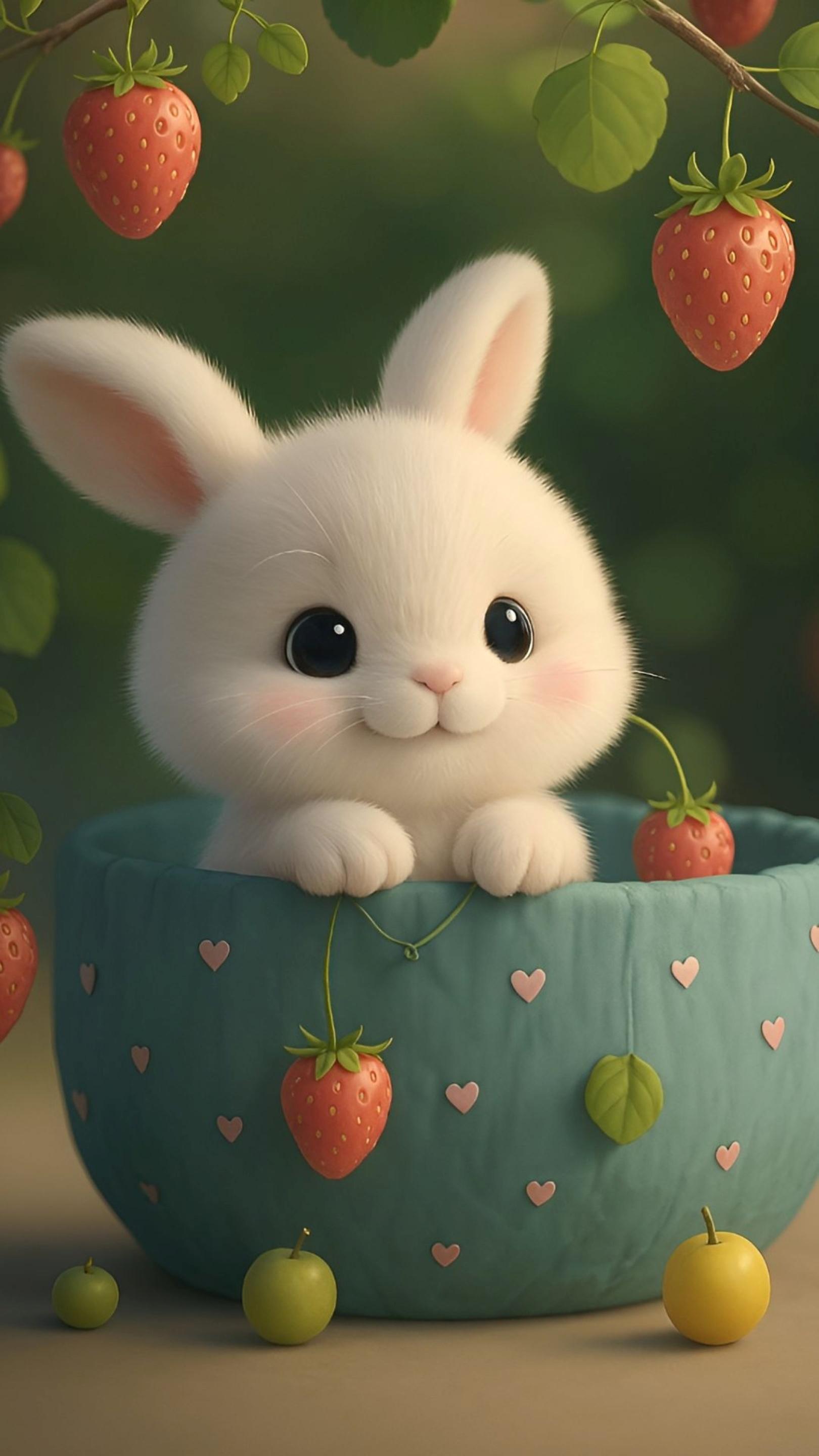 Strawberry Bunny Bliss