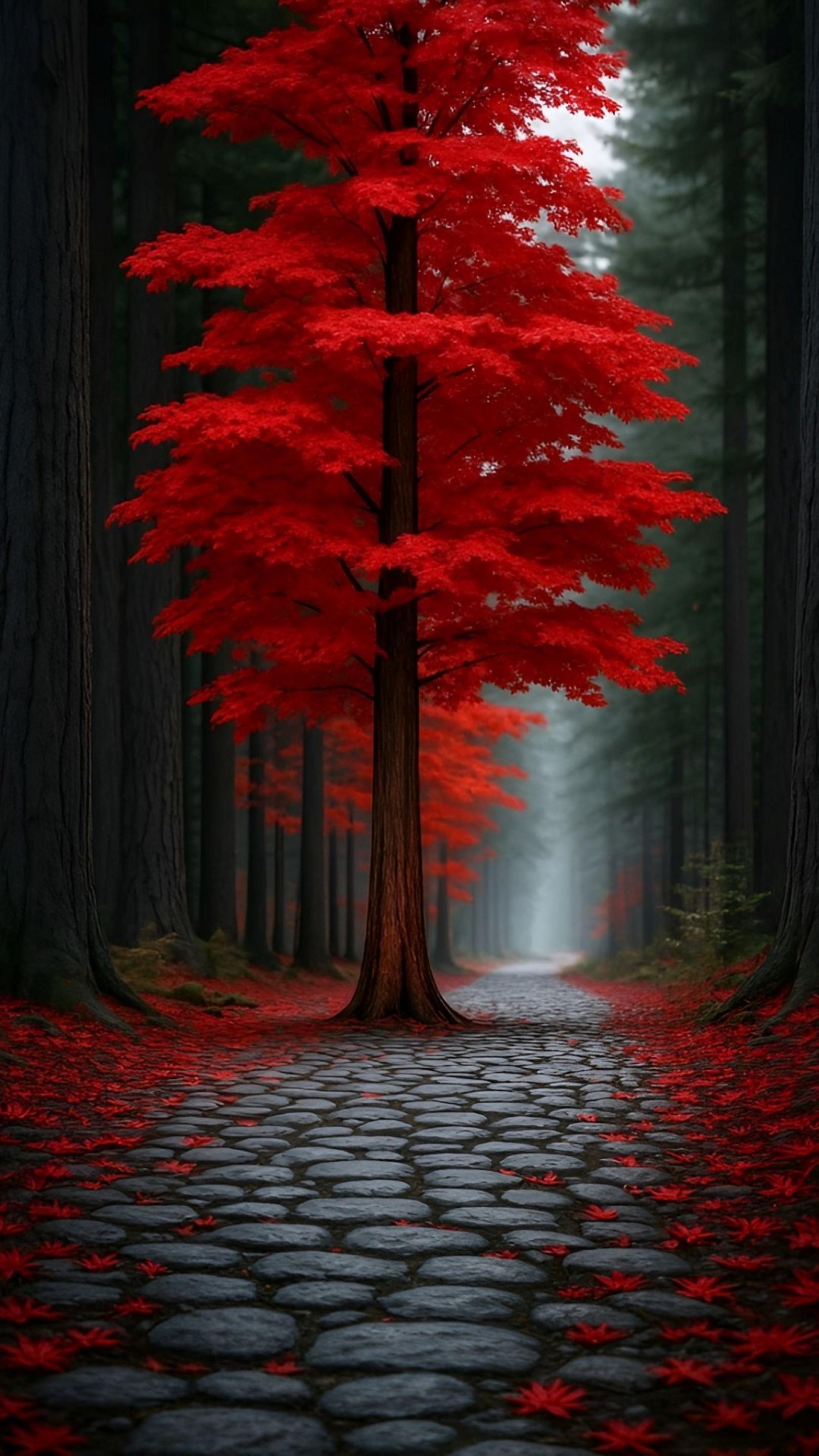 Crimson Serenity Path