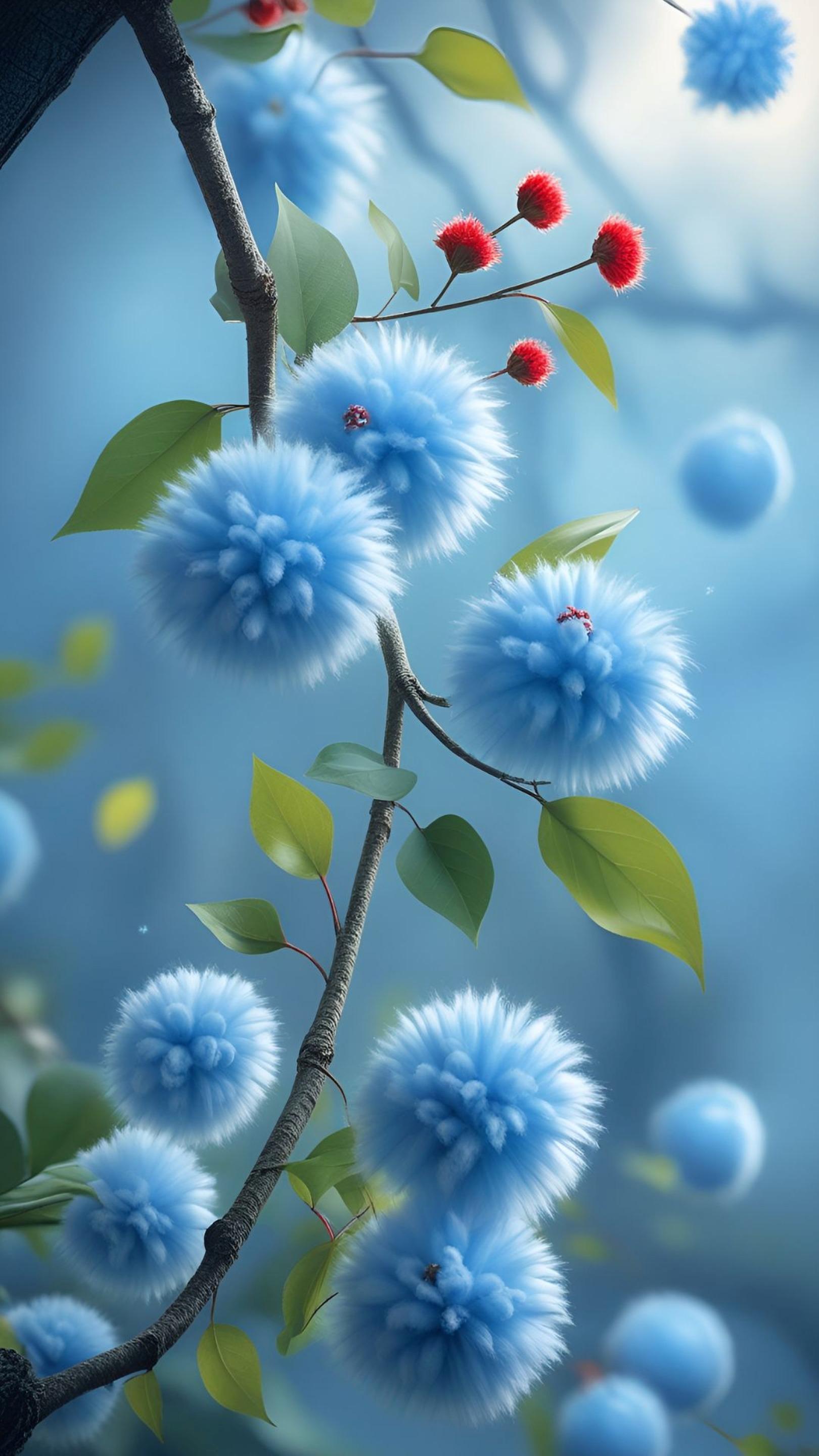 Dreamy Blue Blossom