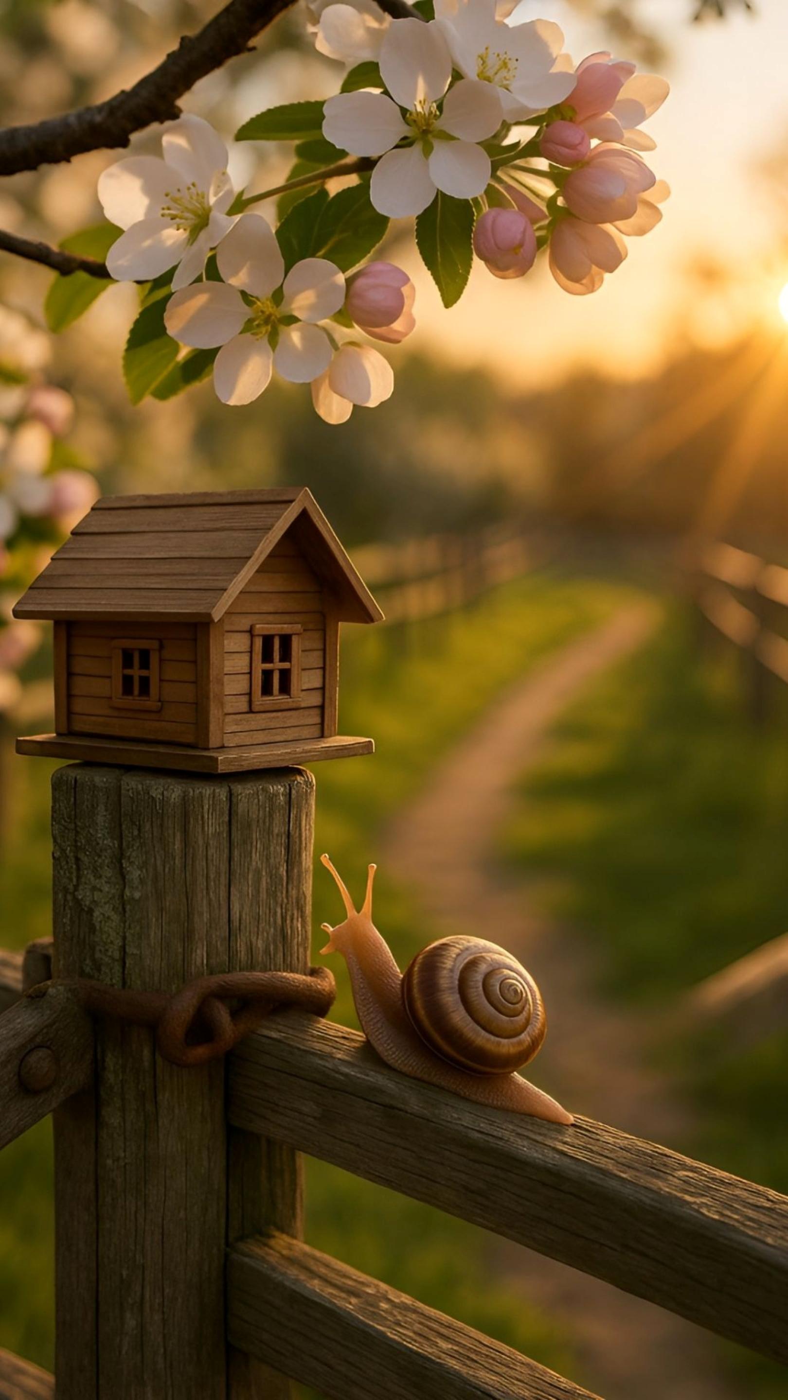 Whispers of Spring at Sunset