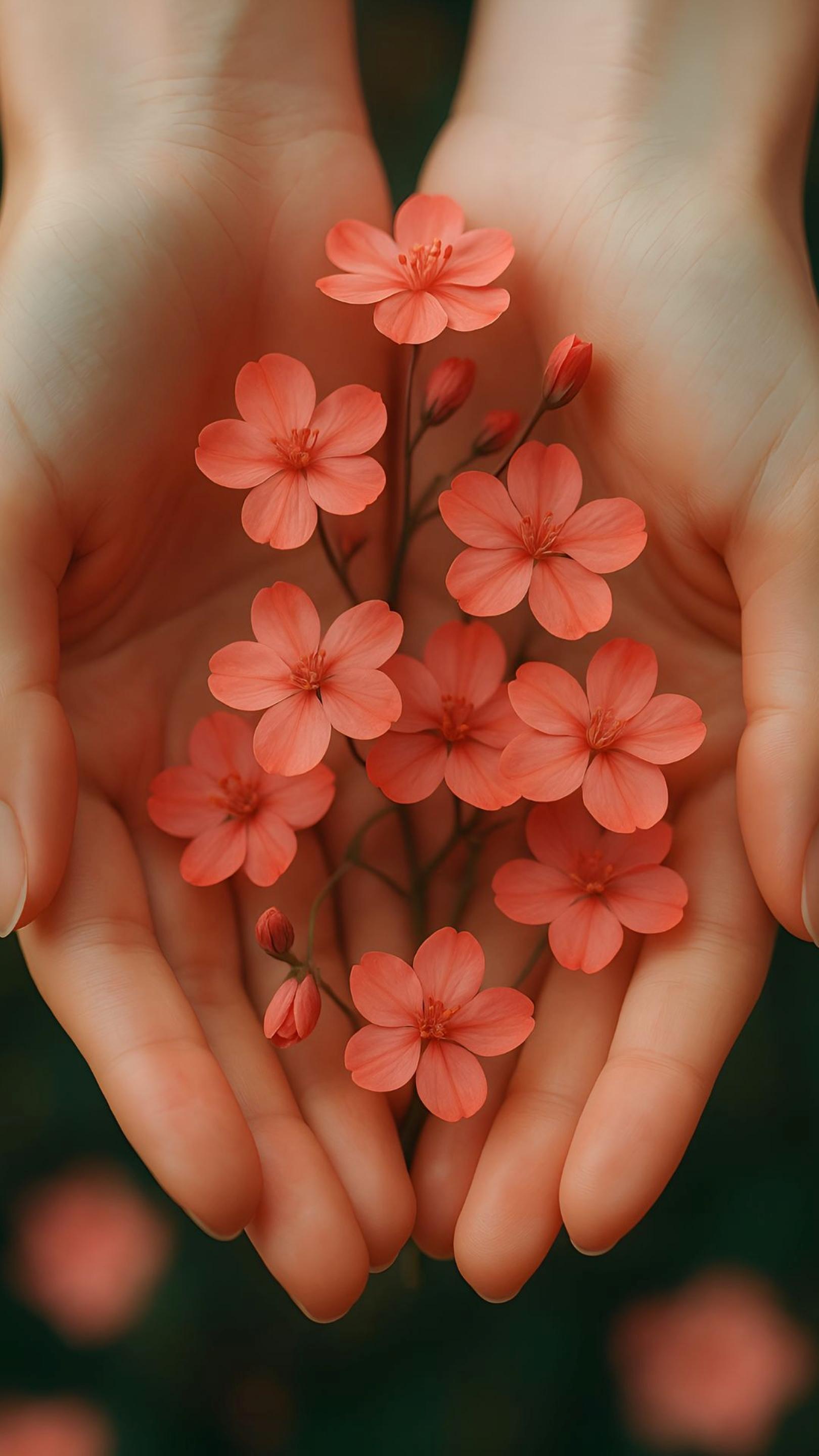 Hands of Blossoms