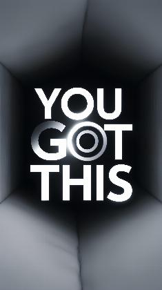 You Got This - Encouraging Words on a Sleek Design