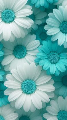 Turquoise Blossom Bliss