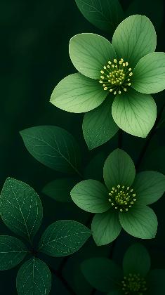 Green Bloom Elegance