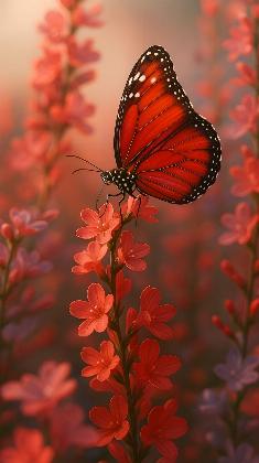 Crimson Grace in Bloom