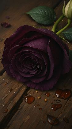 Midnight Velvet Bloom