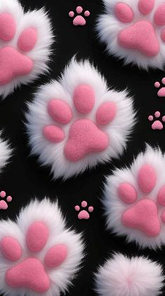 Velvet Paw prints